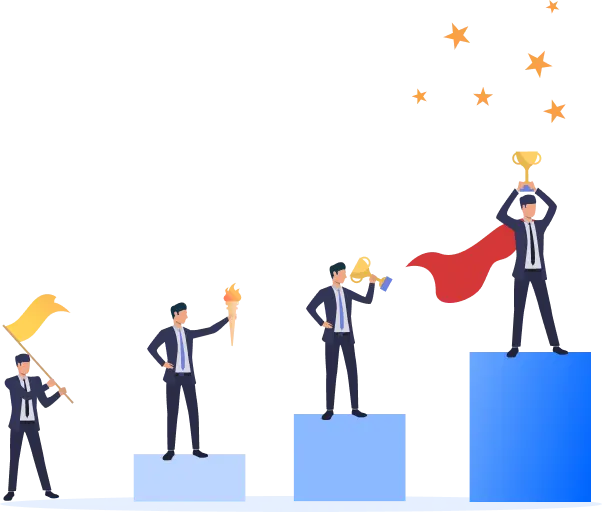 Milestones of Success Milestones of Success Illustration